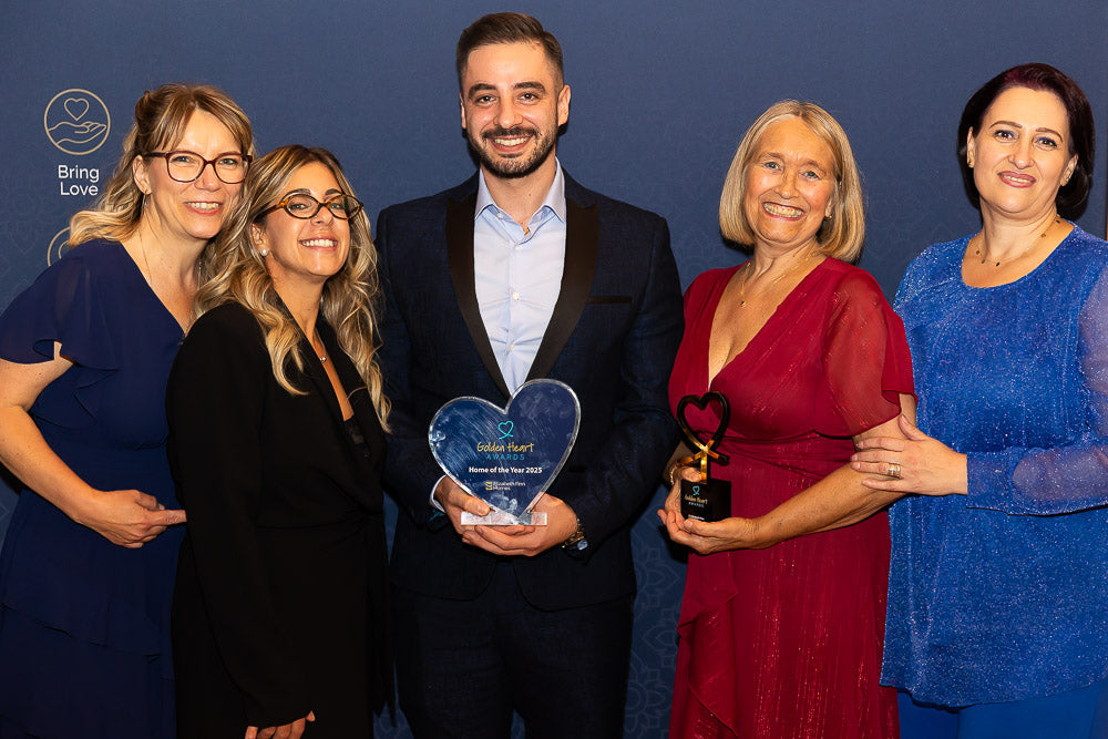 A winning night for The Cotswold Home as Elizabeth Finn Homes care group launches National Awards to celebrate staff with golden hearts.