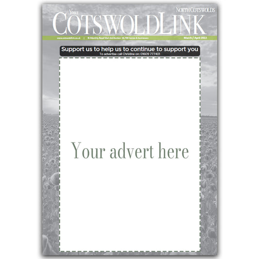 Front Cover Full Page Advert